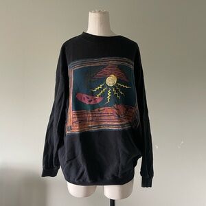 Vintage 1990s Pablo Picasso sweatshirt L black